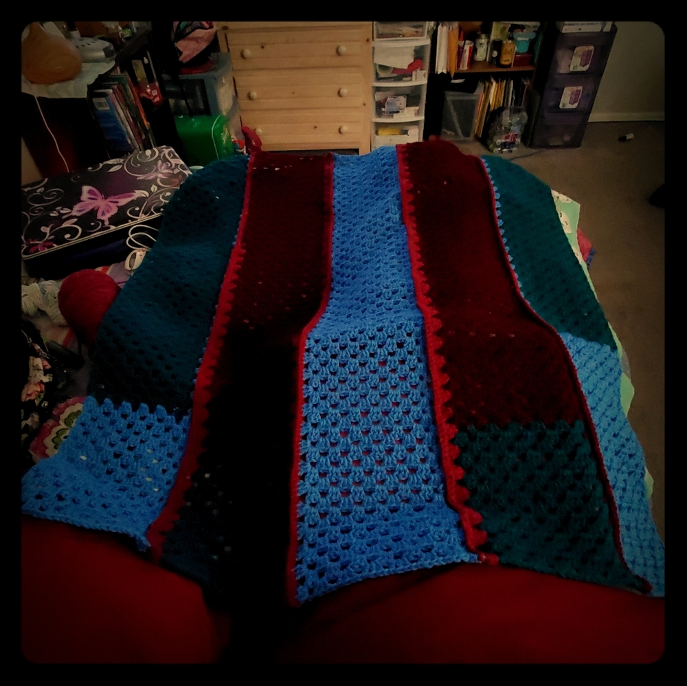 Afghan multicolored